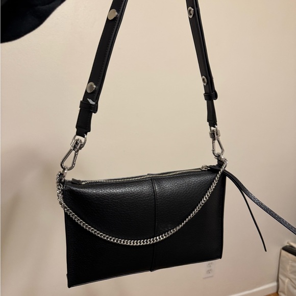 NWT All Saints Eve Leather Crossbody Bag - Picture 6 of 7